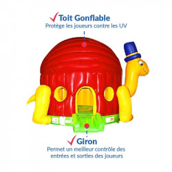 Achat Château Gonflable Tortue : qualité professionnelle