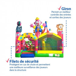 Achat Château Gonflable Fête du Cirque : Qualité Professionnelle