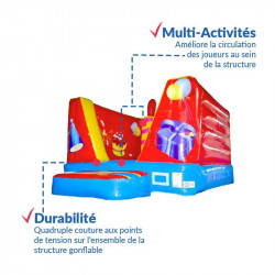 Achat Chateau Gonflable Anniversaire 6m : qualité premium