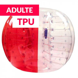Bubble Foot Adulte TPU Bicolore Rouge