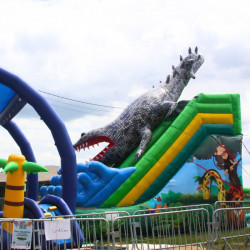 Achat Parc Aquatique Gonflable Croco Vs Dino