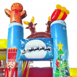 Achat Parcours Gonflable Renne de Noël
